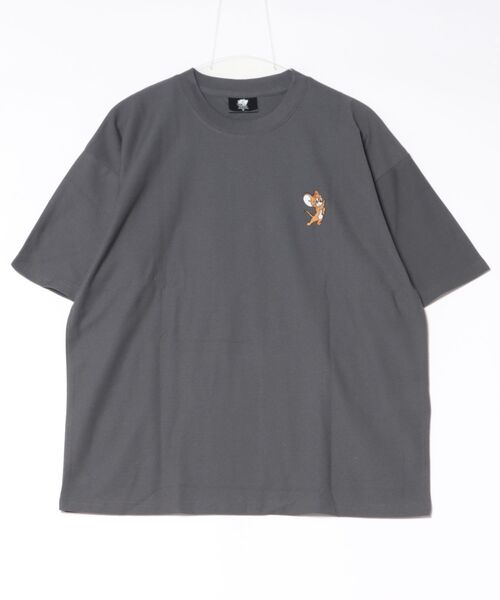 Tom&Jerry(トムアンドジェリー)の「【公式】トムとジェリー 梨地JO2立ちプリントTシャツ(Tシャツ/カットソー・メンズ・ホワイト系その他/ブラック系その他2/ブラック系その他/ホワイト系その他2・L/M)」の7枚目の写真