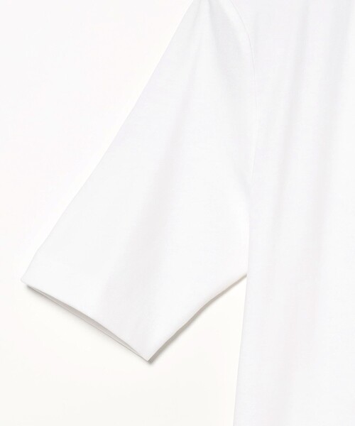 EFFE BEAMS(エッフェビームス)の「パテッド フライス ハーフスリーブ カットソー(Tシャツ/カットソー・レディース・ホワイト/ブラック・ONE SIZE)」の11枚目の写真