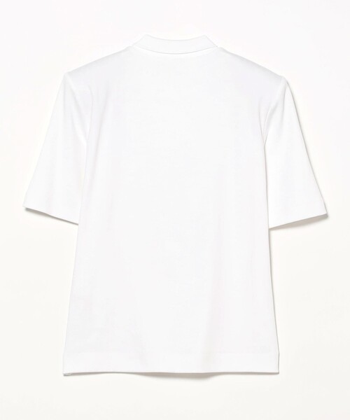 EFFE BEAMS(エッフェビームス)の「パテッド フライス ハーフスリーブ カットソー(Tシャツ/カットソー・レディース・ホワイト/ブラック・ONE SIZE)」の9枚目の写真