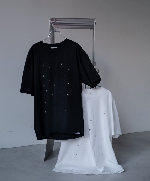 VACANCY(ヴァカンシー)の「スタッズオーバーTシャツ/ユニセックス(Tシャツ/カットソー・レディース・ホワイト/ブラック・FREE)」の15枚目の写真