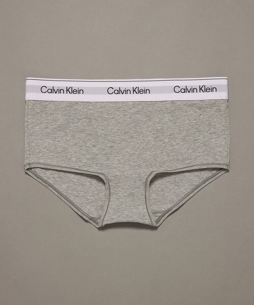 Calvin Klein（カルバン・クライン）の「Icon Cotton Modal  ボーイショーツ（ショーツ・レディース・ライトグレー/ブラック・L/M/S/XS）」の14枚目の写真