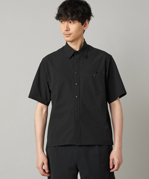 COMME CA MEN（コムサメン）の「【撥水】【COMME CA MEN BLACK】4WAYテック半袖シャツ（シャツ/ブラウス・メンズ・ブラック/チャコールグレー・M/L）」の11枚目の写真