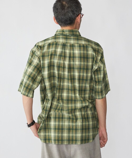 SHIPS(シップス)の「SHIPS: AUTHENTIC マドラス チェック ショートスリーブ シャツ(シャツ/ブラウス・メンズ・グリーン/ブラウン/ネイビー・X-LARGE/LARGE/MEDIUM/SMALL)」の13枚目の写真