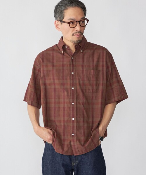 SHIPS(シップス)の「SHIPS: AUTHENTIC マドラス チェック ショートスリーブ シャツ(シャツ/ブラウス・メンズ・グリーン/ブラウン/ネイビー・X-LARGE/LARGE/MEDIUM/SMALL)」の15枚目の写真