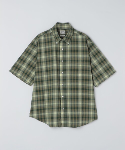 SHIPS(シップス)の「SHIPS: AUTHENTIC マドラス チェック ショートスリーブ シャツ(シャツ/ブラウス・メンズ・グリーン/ブラウン/ネイビー・X-LARGE/LARGE/MEDIUM/SMALL)」の17枚目の写真