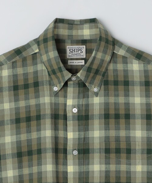 SHIPS(シップス)の「SHIPS: AUTHENTIC マドラス チェック ショートスリーブ シャツ(シャツ/ブラウス・メンズ・グリーン/ブラウン/ネイビー・X-LARGE/LARGE/MEDIUM/SMALL)」の19枚目の写真