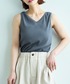 mil（ミル）の「【汗染み防止加工】 前後2way リブ タンクトップ【587202】（タンクトップ・XS）」