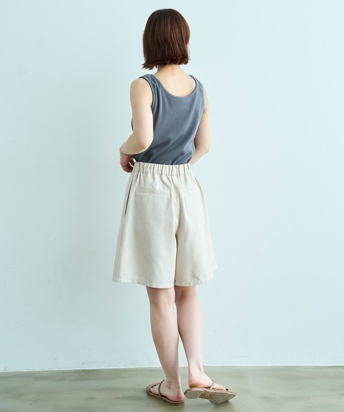 mil(ミル)の「【汗染み防止加工】 前後2way リブ タンクトップ【587202】(タンクトップ・レディース・ブラック/モカ/チャコールグレー・S/XS)」の14枚目の写真