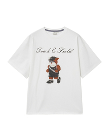 ランニングハンサムダンTシャツ_アイボリー