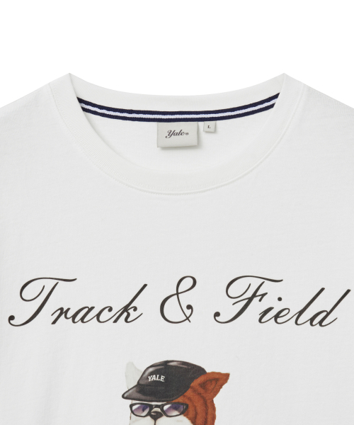 YALE(イェール)の「ランニングハンサムダンTシャツ_アイボリー(Tシャツ/カットソー・レディース・その他・SMALL/MEDIUM/LARGE/X-LARGE)」の3枚目の写真