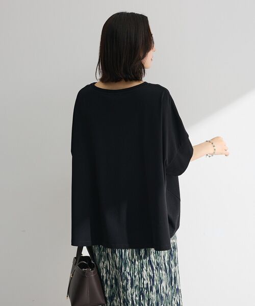 Green Parks(グリーンパークス)の「【適ON】遮熱ドルマンカットプルオーバー(Tシャツ/カットソー・レディース・グリーン/ブラック/その他7/オフホワイト・FREE)」の10枚目の写真