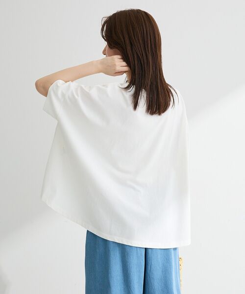 Green Parks(グリーンパークス)の「【適ON】遮熱ドルマンカットプルオーバー(Tシャツ/カットソー・レディース・グリーン/ブラック/その他7/オフホワイト・FREE)」の20枚目の写真