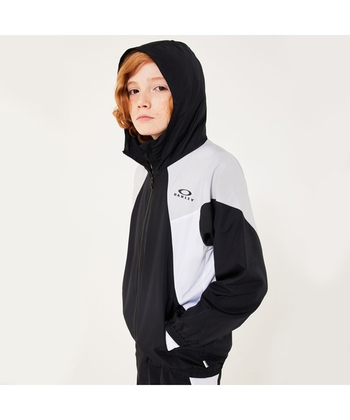 OAKLEY(オークリー)の「オークリーYTR WIND MESH JKT 9.0/ジャケット/キッズ・ユースコレクション/OAKLEY(その他アウター・キッズ・ホワイト/ブラック・S/M/L)」の1枚目の写真