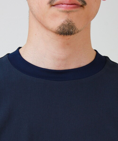 GLOSTER（グロスター）の「【COOLMAX/セットアップ着用可能】ポリトロプルオーバーTシャツ（Tシャツ/カットソー・メンズ・ブラック/グレー/ベージュ/ネイビー・L/M/S）」の14枚目の写真