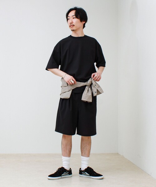 GLOSTER（グロスター）の「【COOLMAX/セットアップ着用可能】ポリトロプルオーバーTシャツ（Tシャツ/カットソー・メンズ・ブラック/グレー/ベージュ/ネイビー・L/M/S）」の20枚目の写真