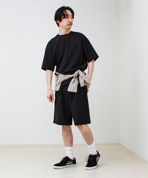 GLOSTER（グロスター）の「【COOLMAX/セットアップ着用可能】ポリトロプルオーバーTシャツ（Tシャツ/カットソー・メンズ・ブラック/グレー/ベージュ/ネイビー・L/M/S）」の21枚目の写真