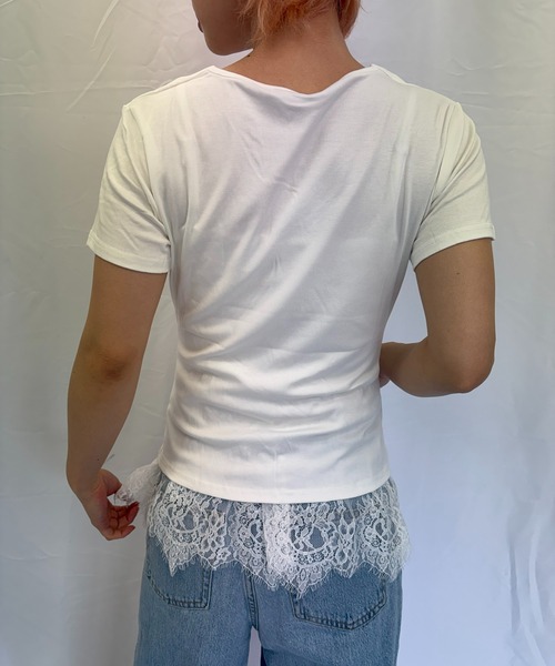 Alite cloth（アリーテクロス）の「レースキャミ（キャミソール・レディース・ホワイト/ブラック/アイボリー・FREE）」の4枚目の写真