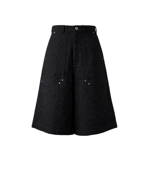 TAJEN:T(タジェント)の「【TAJEN:T】COTTON EYELET EMBROIDERY 2WAY PANTS/コットンアイレットエンブロイダリー2WAYパンツ(その他パンツ・レディース・ブラック/アイボリー・1/2)」の12枚目の写真