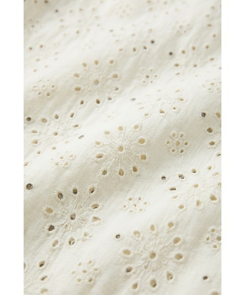 TAJEN:T(タジェント)の「【TAJEN:T】COTTON EYELET EMBROIDERY 2WAY PANTS/コットンアイレットエンブロイダリー2WAYパンツ(その他パンツ・レディース・ブラック/アイボリー・1/2)」の15枚目の写真