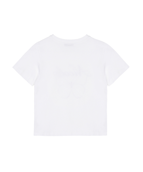 NICK&NICOLE(ニックアンドニコール)の「NICOLE BUTTERFLY SLIM TOP_WHITE PURPLE(Tシャツ/カットソー・レディース・その他・FREE)」の5枚目の写真