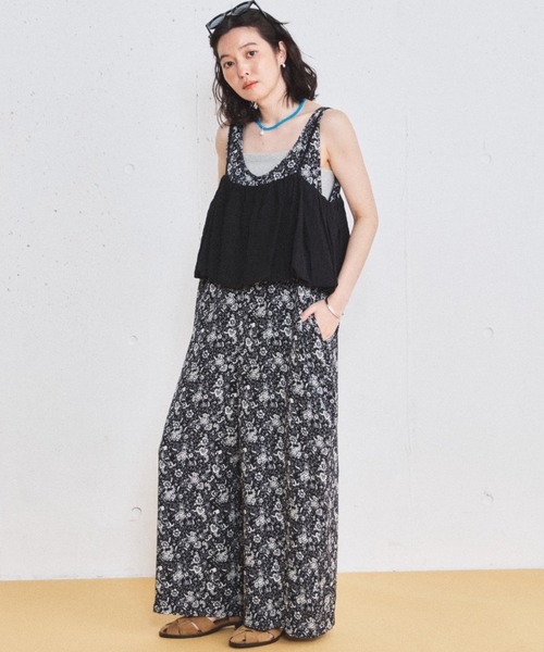 MIRROR STOKE(ミラーストーク)の「【ZOZO限定】BALLOON BUSTIER ROMPERS/バルーンビスチェロンパース(サロペット/オーバーオール・レディース・グレイッシュベージュ/ブラック・MEDIUM)」の22枚目の写真