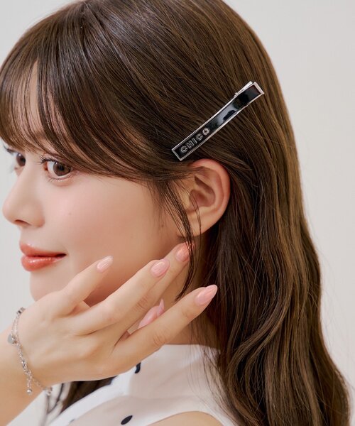 セール】ロゴ付きヘアピンセット（バレッタ/ヘアクリップ）｜Chico