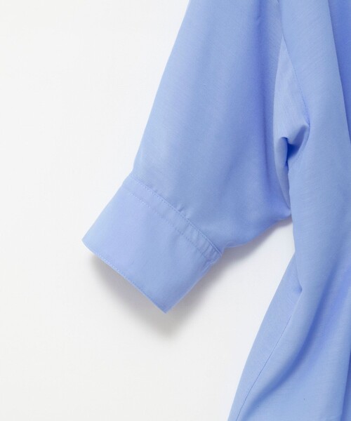 NOLLEY’S(ノーリーズ)の「《接触冷感》【BECシリーズ】ウォッシャブルシアースキッパータック半袖ブラウス(シャツ/ブラウス・レディース・チャコールグレー/ベージュ/サックスブルー・38)」の17枚目の写真