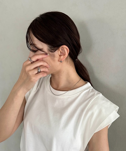 MYMOOD.（マイムード）の「【金属アレルギー対応】ハートワンポイントミニピアス 両耳 サージカルステンレス（ピアス（両耳用）・レディース・シルバー/ゴールド・FREE）」の8枚目の写真