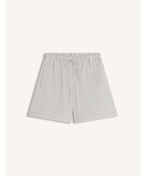 Maison Kitsune(メゾンキツネ)の「ELASTICATED STRIPED SHORTS(その他パンツ・レディース・ブラウン/グレー・34/42/40/36/38)」の2枚目の写真