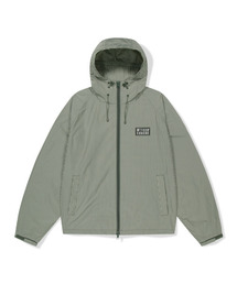 AP CHECKERD HOODIE JACKET (KHAKI)
