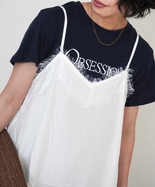 gossara(ゴサラ)の「【ラフに着映える】ロゴプリントT(Tシャツ/カットソー・レディース・ネイビー/グレー・FREE)」の12枚目の写真