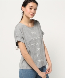 【Discoat】20/-CR袖タックロゴT