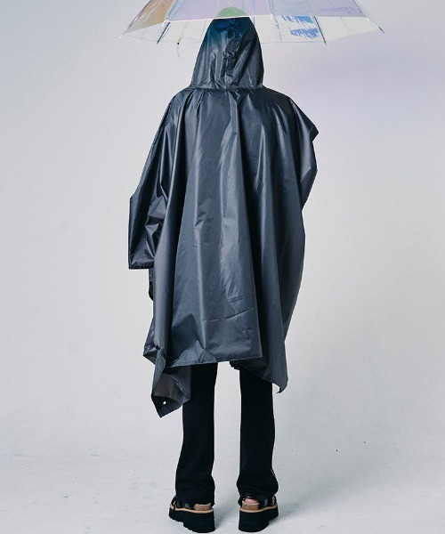EFFECTEN(エフェクテン)の「mj11633-Utility rain poncho 3WAYレインポンチョ(efdig-23)(ポンチョ・メンズ・グレー/グレー系その他・FREE)」の13枚目の写真
