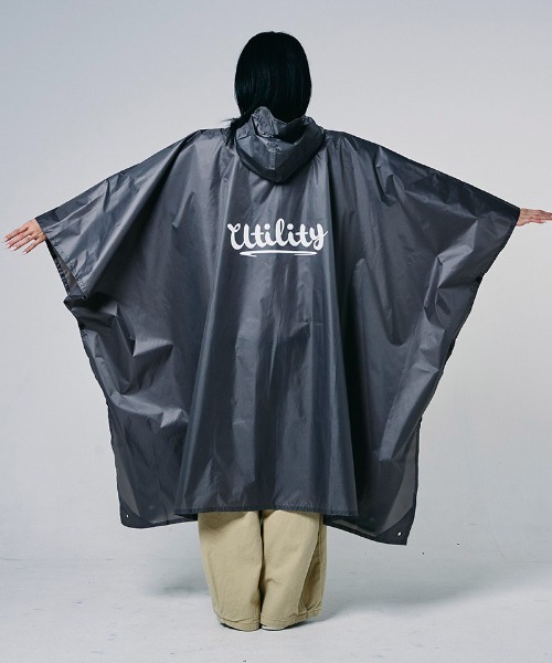 EFFECTEN(エフェクテン)の「mj11633-Utility rain poncho 3WAYレインポンチョ(efdig-23)(ポンチョ・メンズ・グレー/グレー系その他・FREE)」の10枚目の写真