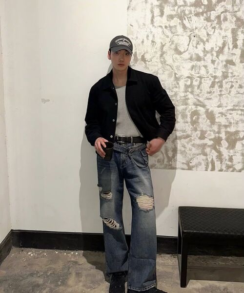 MEA（メア）の「POCKET BELT DAMAGED DENIM PANTS [INDIGO]（デニムパンツ・メンズ・その他・2/3）」の7枚目の写真