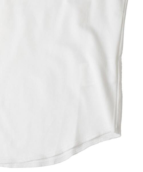 CONVERSE TOKYO(コンバーストウキョウ)の「DRAWSTRING GATHER LAYERED TOPS(Tシャツ/カットソー・レディース・グレー/ブラック/オフホワイト・FREE)」の16枚目の写真