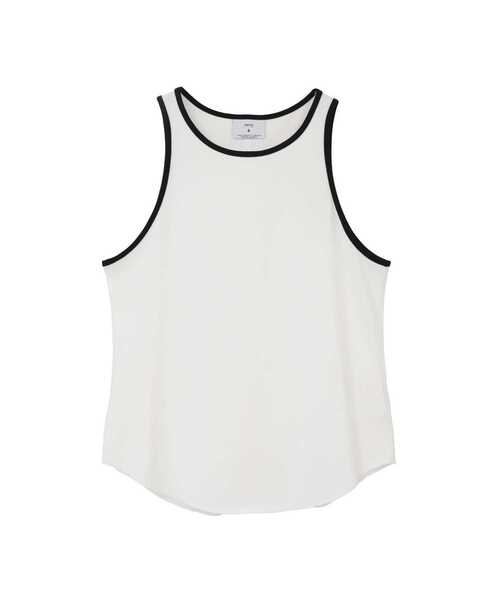 CONVERSE TOKYO(コンバーストウキョウ)の「DRAWSTRING GATHER LAYERED TOPS(Tシャツ/カットソー・レディース・グレー/ブラック/オフホワイト・FREE)」の11枚目の写真