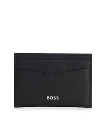 BOSS（ボス）の「グレインレザー レタリングロゴ カードホルダー（カードケース）」