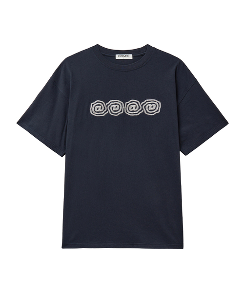 INTEMPOMOOD(インテンポムード)の「スクロールメイズTシャツ : 3カラー(Tシャツ/カットソー・メンズ・グレー/ネイビー/タン・MEDIUM/LARGE)」の3枚目の写真