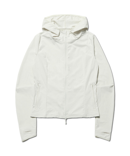 NOMANUAL(NOMANUAL)の「STRETCH HOODED JACKET - LIGHT GRAY(パーカー・レディース・その他・LARGE/MEDIUM/SMALL)」の4枚目の写真
