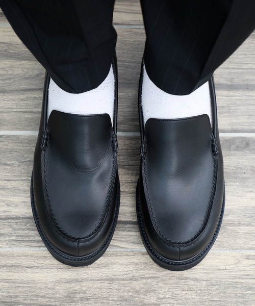 foot the coacher（フットザコーチャー）の「FAT LOAFER（ローファー・メンズ・ブラック・7h/8h）」の2枚目の写真