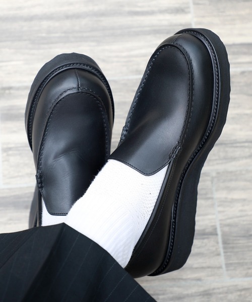 foot the coacher（フットザコーチャー）の「FAT LOAFER（ローファー・メンズ・ブラック・7h/8h）」の4枚目の写真