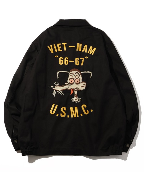 CORPUS TOKYO(コーパス トーキョー)の「【HOUSTON/ヒューストン】VIETNAM JACKET/ベトナムジャケット(USMC)(ミリタリージャケット・メンズ・オフホワイト/ブラウン/ブラック・M/L/XL)」の7枚目の写真