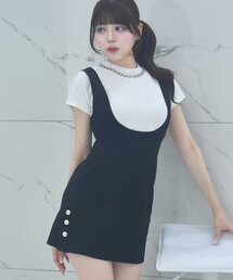 Belle Charme】Side Belt Pleats Rib Skirt（スカート）｜OLIVE des