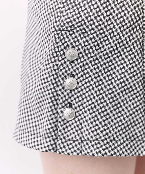 Belle Charme(ベルシャルム)の「【Belle Charme】Side Button Mini Jumper Skirt(スカート・レディース・チェック/ブラウン/ブラック・FREE)」の19枚目の写真