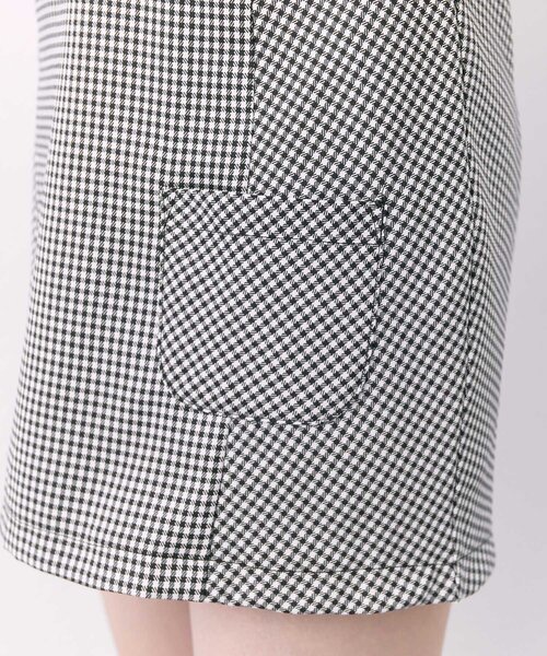 Belle Charme(ベルシャルム)の「【Belle Charme】Side Button Mini Jumper Skirt(スカート・レディース・チェック/ブラウン/ブラック・FREE)」の20枚目の写真