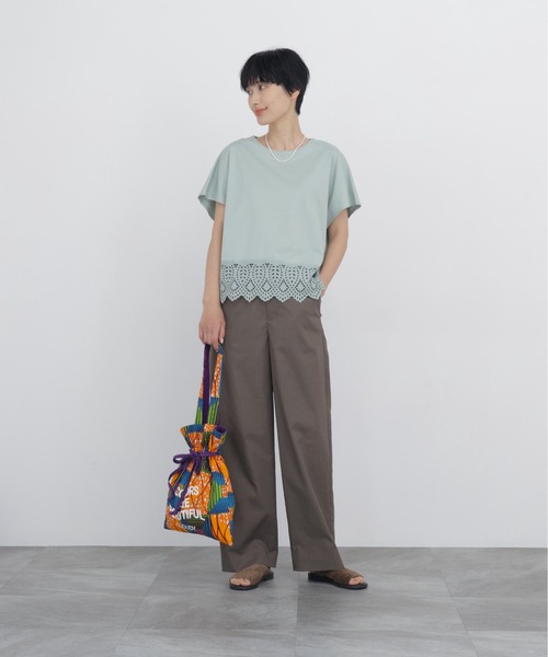 human woman(ヒューマンウーマン)の「◆【CLOUDY】コラボリバーシブルアルファバッグ(トートバッグ・レディース・レッド系その他4/ピンク系その他3/イエロー系その他4/グリーン系その他4・フリ-)」の20枚目の写真