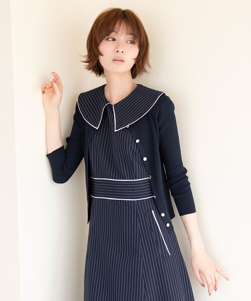 TOCCA(トッカ)の「AUTUMN TIME カーディガン(カーディガン/ボレロ・レディース・ブラウン系/ワイン系/ネイビー系・MEDIUM/SMALL)」の1枚目の写真