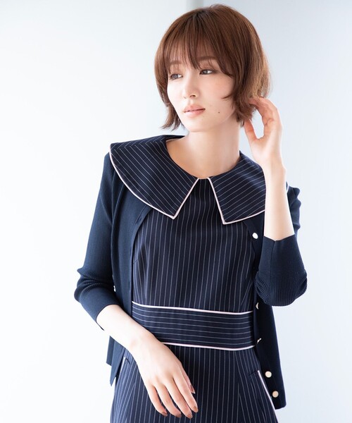 TOCCA(トッカ)の「AUTUMN TIME カーディガン(カーディガン/ボレロ・レディース・ブラウン系/ワイン系/ネイビー系・MEDIUM/SMALL)」の12枚目の写真