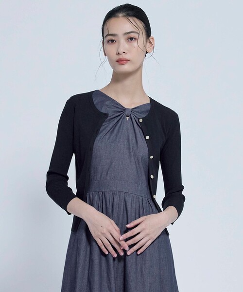 TOCCA(トッカ)の「AUTUMN TIME カーディガン(カーディガン/ボレロ・レディース・ブラウン系/ワイン系/ネイビー系・MEDIUM/SMALL)」の15枚目の写真